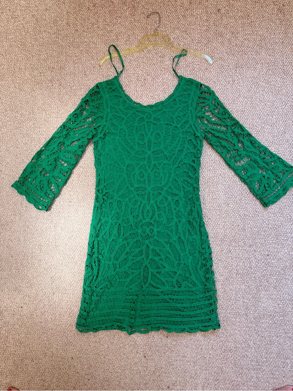 INC International Concepts Fully Lined Lace/Crochet Dress
